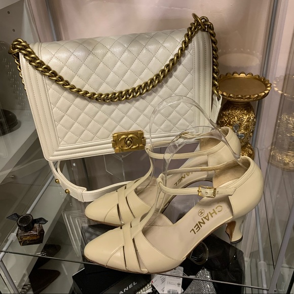 chanel bags and shoes